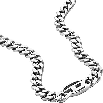 Diesel stainless steel chain necklace for men