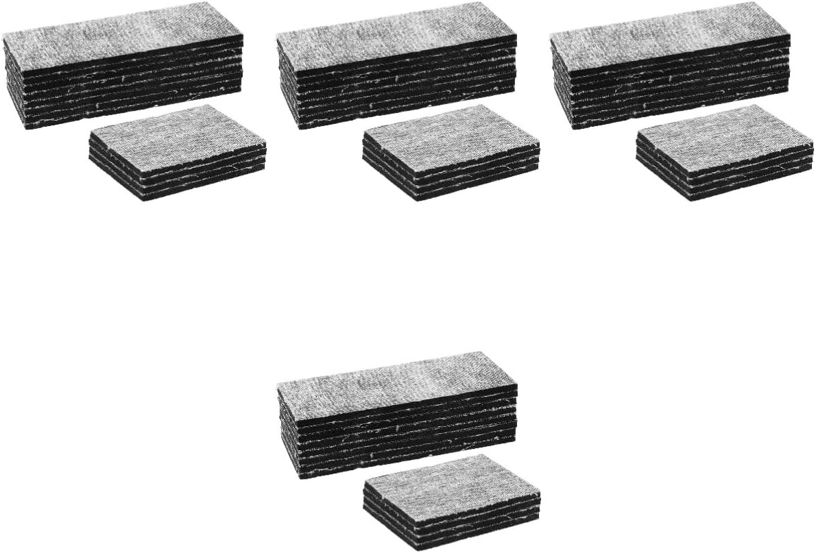 SUPVOX 48pcs Billiard Table Cushion Pool Table Pad Drop Cushion Rubber Pool Accessory