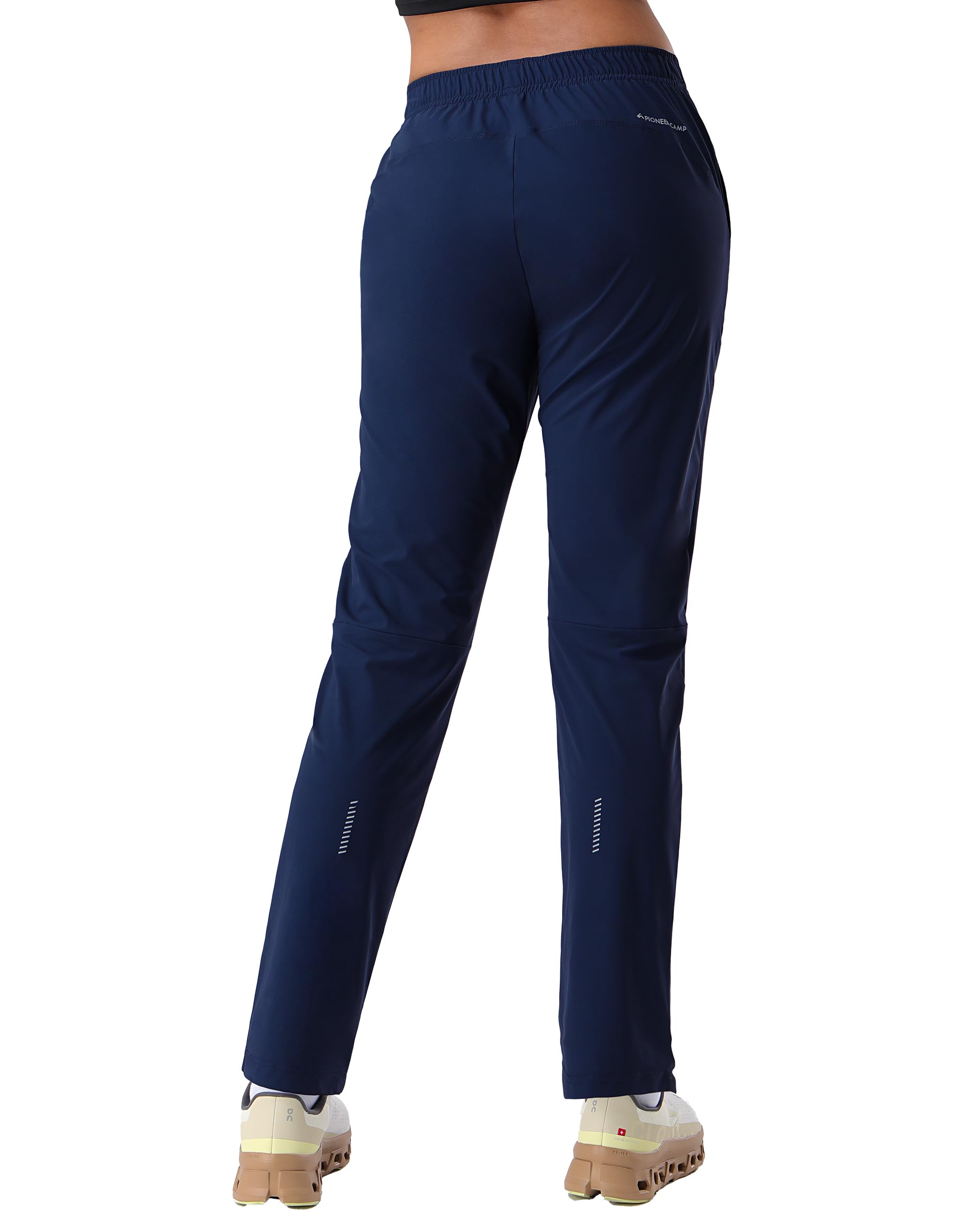 Jogging Femme Lumière Pantalon Sport pour Femmes Freizeithose Taille Elastique Bas de Pantalons Sport Yoga UPF50+ avec 3 Poches