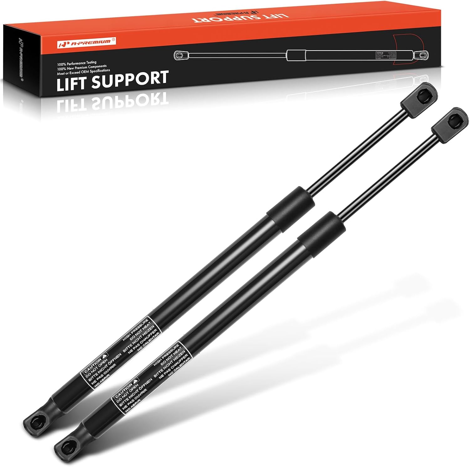 A-Premium Rear Tailgate Lift Supports Struts Compatible with Ford Explorer 2011-2015 2-PC
