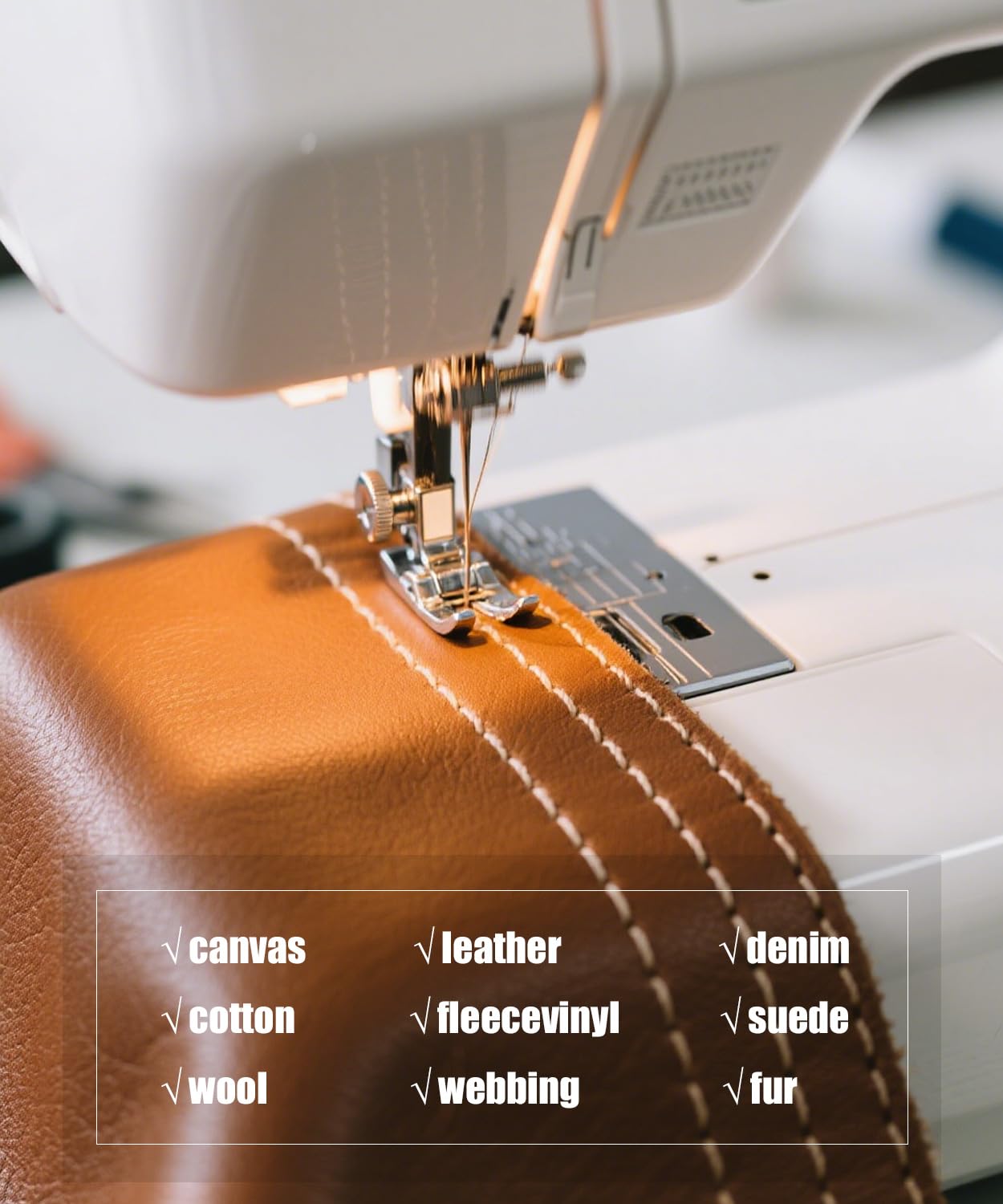 Hilo de tapicería extrafuerte, hilo para coser 8 colores, 218 yardas, hilo de nailon unido para el hogar, manualidades, máquina, bricolaje y cuero vaquero, colores brillantes