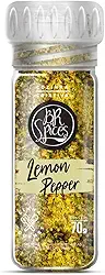 Tempero Lemon Pepper com Moedor 70g - BR Spices