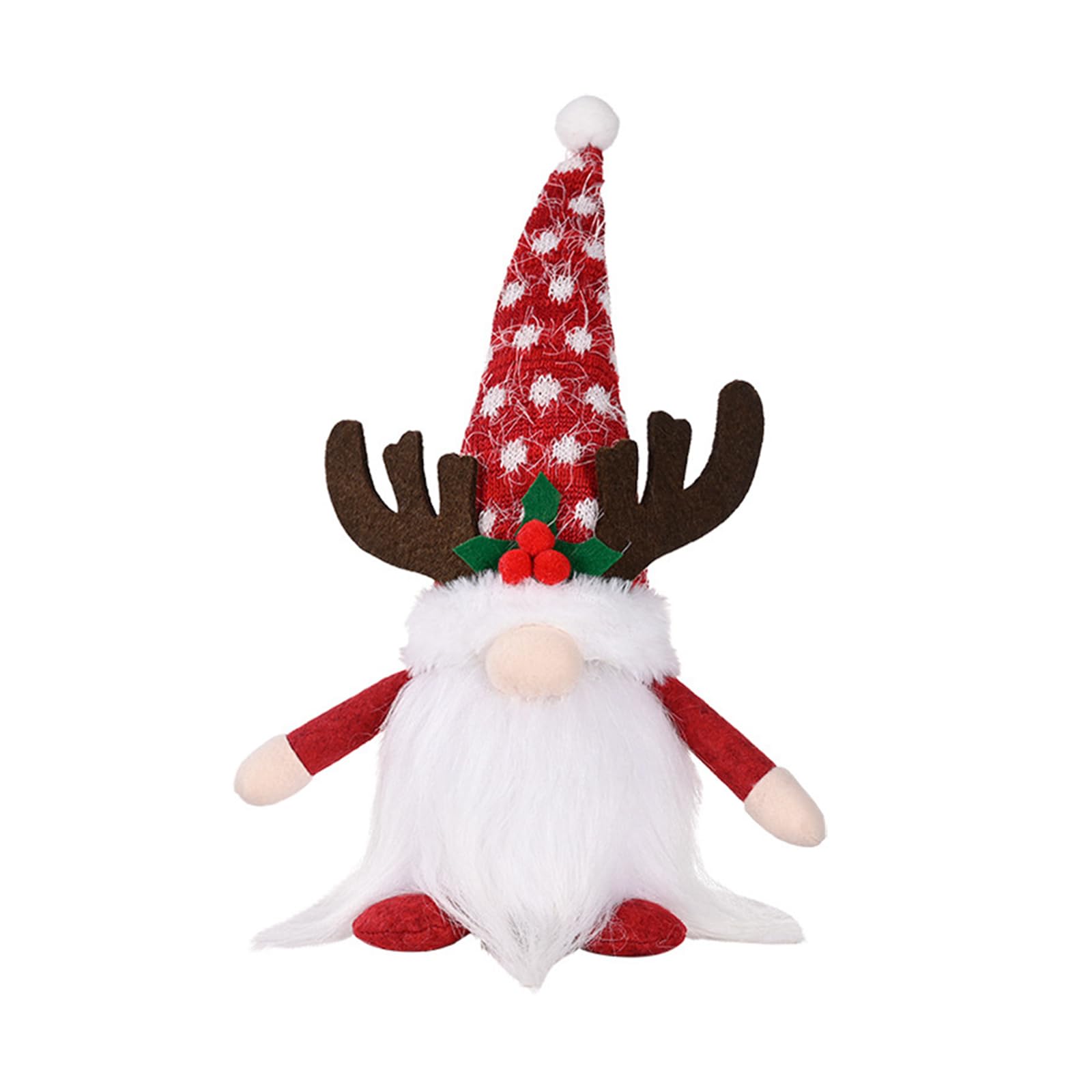 Nucelit Christmas Cloth Dwarf Ornament for Desktop Sofa Bookcase Bookshelf Dining Table Dwarf Ornaments Cloth Decoration Christmas