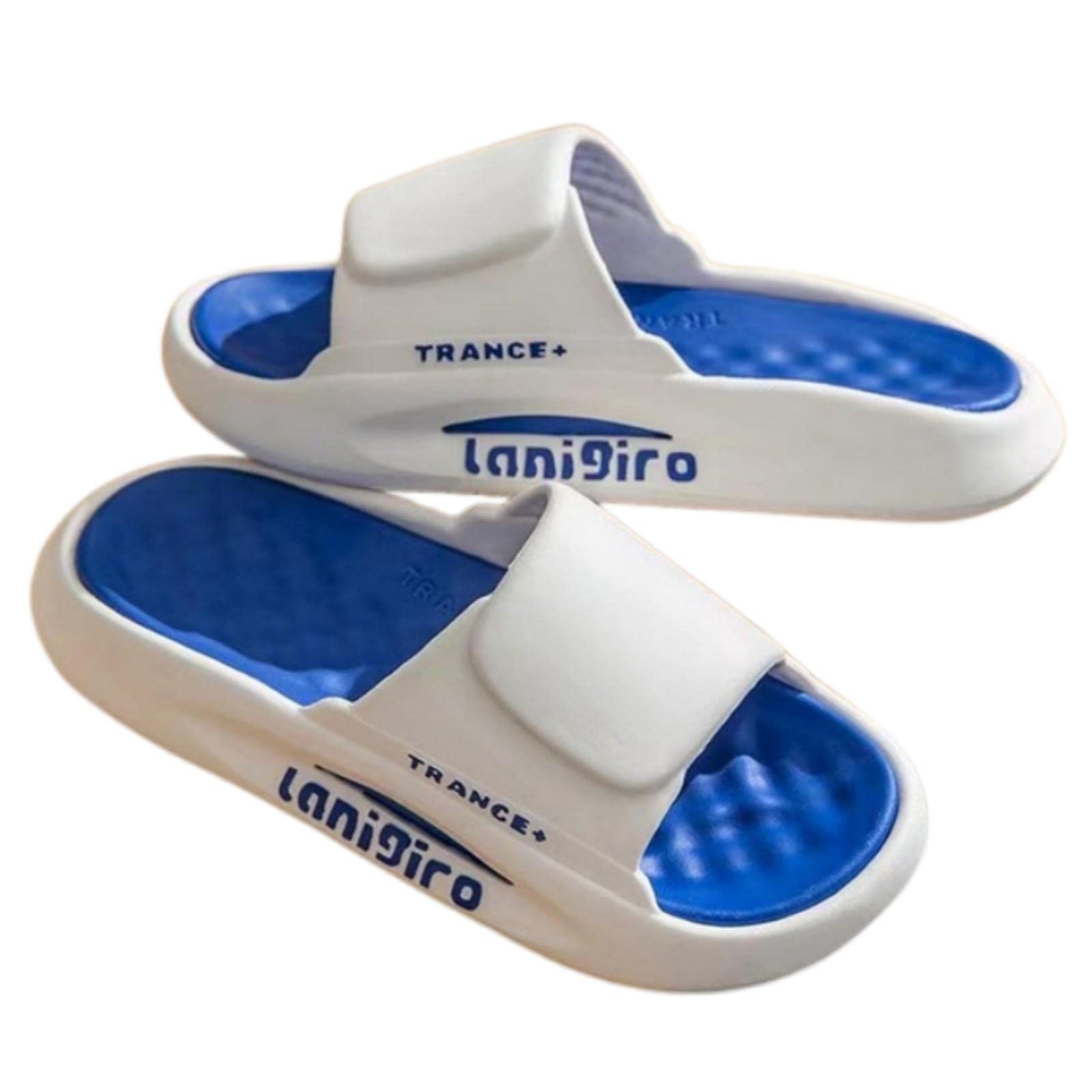 BUCROS Slippers Men Summer Mens Slippers Women Home Slippers Indoor Bathroom Non Slip Flip Flops Couple Platform Sandals