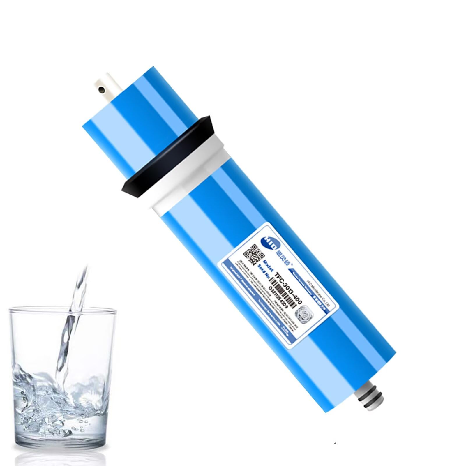 RO-Membran 3013-400 GDP, Umkehrosmose Membran Ersatz Für Home Umkehrosmosewasserfilter, Umkehrosmose Filter Universal Kompatible, Osmoseanlage Water Filter Osmoseanlage Trinkwasser