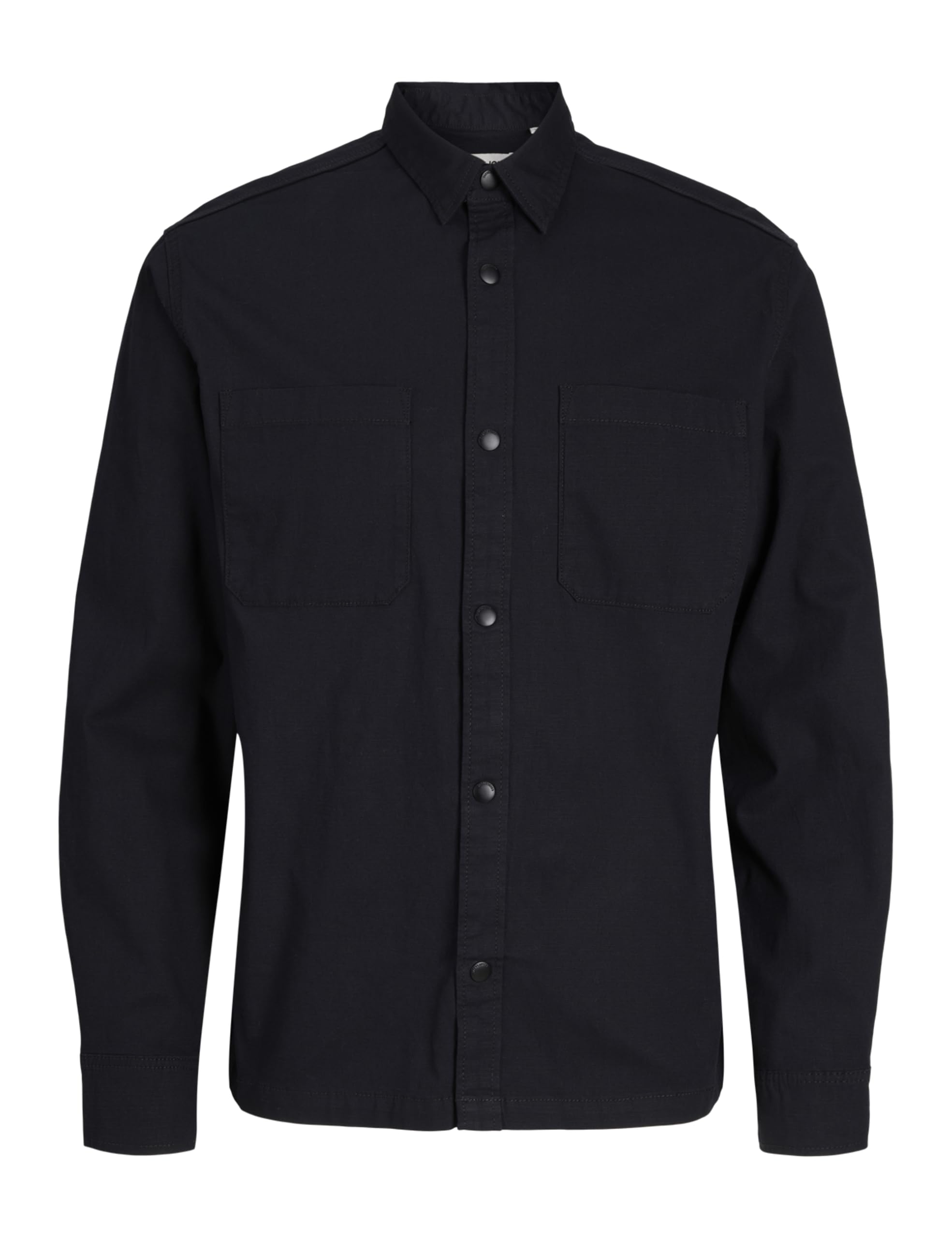 Jack & Jones Jcologan Ripstop Overshirt LS, Black, S