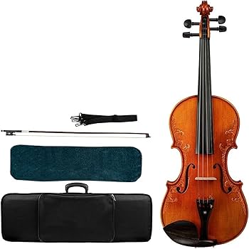 Amazon | 初心者ヴァイオリン 4/4 バイオリン スプルースの木彫り 豊か