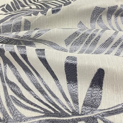 Tennove Cushion Covers 40x40cm Cotton Linen & Velvet Soft Throw Pillow Covers Set of 2 Decorative Tropic Leaf Pattern Square Cushion Cases Pillowcases for Couch Sofa Home Décor - Image 3