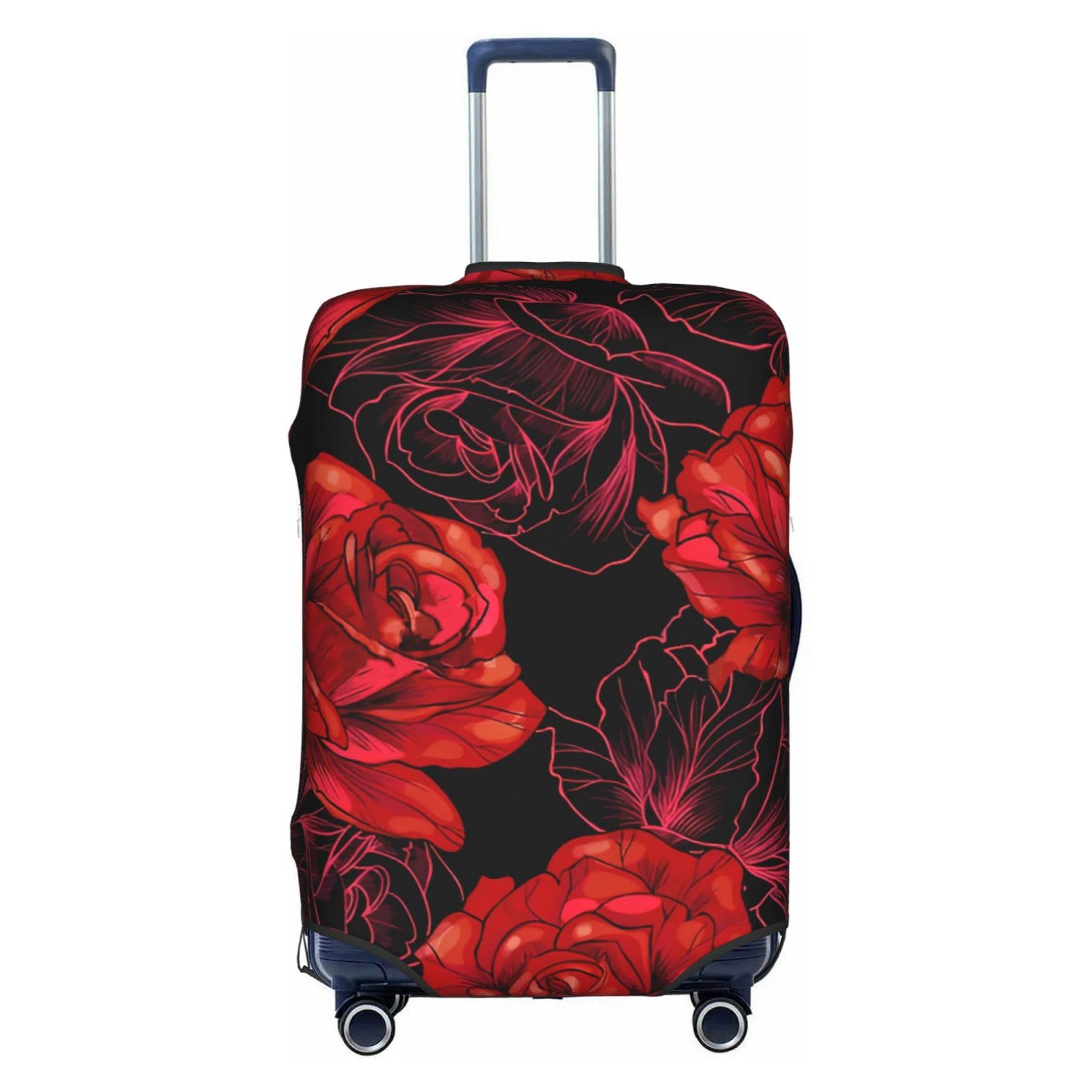 JESUS DIAMANTE 復活ぼかし薔薇柄　スーツケース　旅行用バッグ 大 JESUS DIAMANTE 復活ぼかし薔薇柄 スーツケース 旅行用バッグ 大