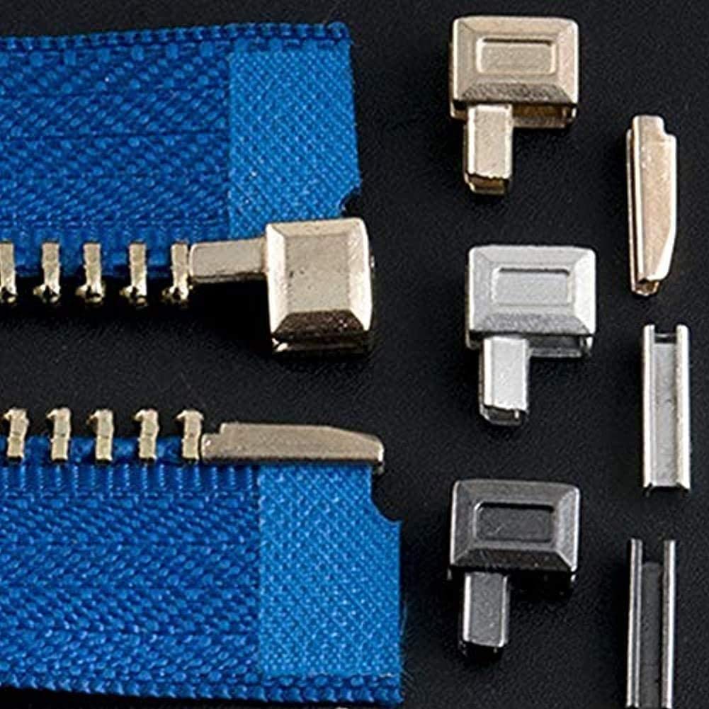 Kit Di Riparazione Cerniera QUARKZMAN – 10 Paia Di Perni #3/#5 In Lega, Per Cerniere Bidirezionali Di Giacche E Cappotti, Colore Bianco Oro