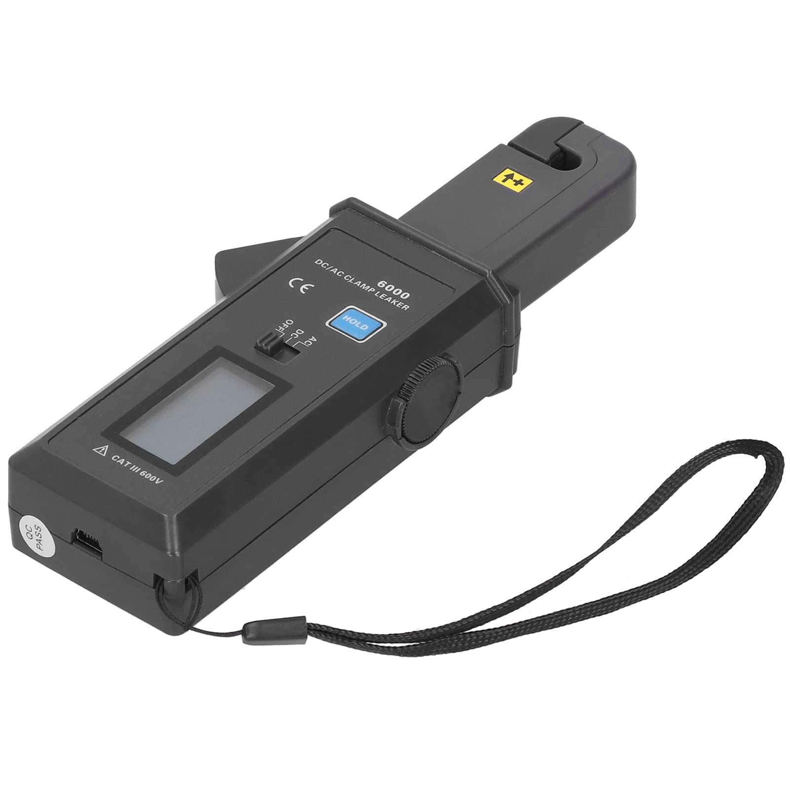 Pinza amperometrica digitale AC DC Milliampere per test di corrente di dispersione ETCR6000 - Gamma da 0 mA a 60,0 A - Ganascia sottile da 7 mm - Misurazione CT senza contatto -