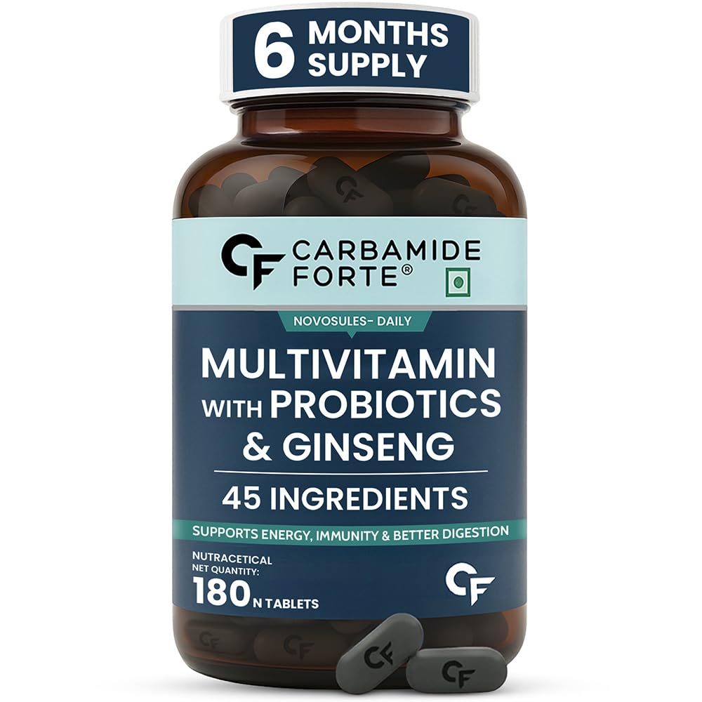 Carbamide Forte Multivitamin Tablet for Men Gym | Multi vitamin Tablet for Men | Multi Vitamin for Mens for Daily Immunity & Energy Support | 180 Tablets