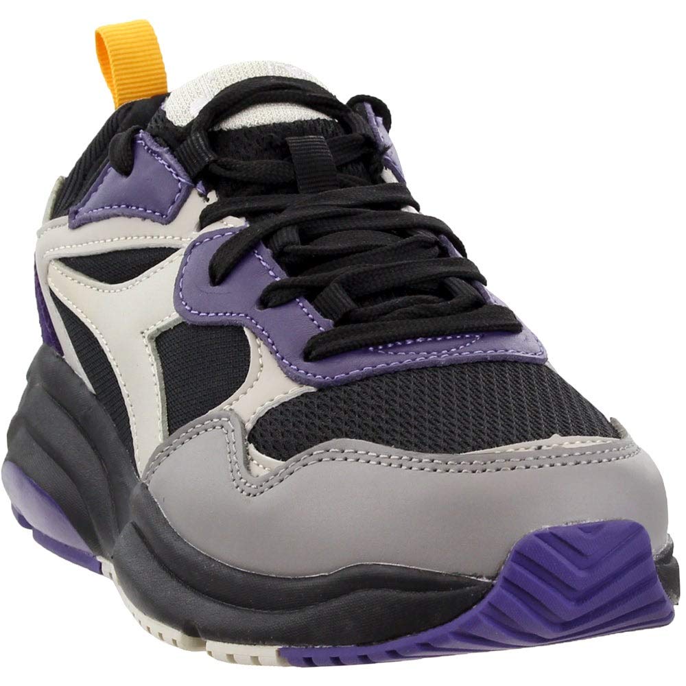 Diadora Mens Whizz Run Black Low Top Sneakers Shoes