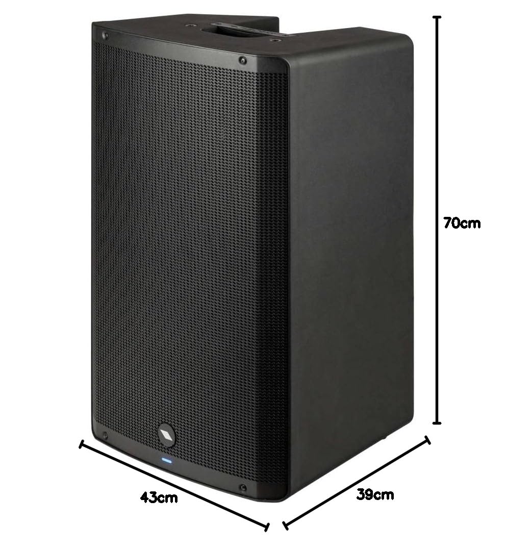 PROEL DIVA15A - Cassa Diffusore audio bi-amplificato da 15” e 1000w picco con modulo Bluetooth Stereo Link, Nero