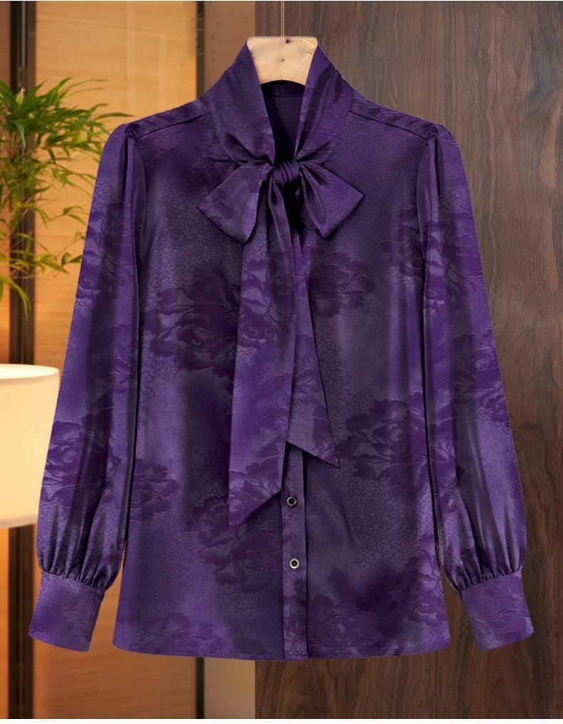 Flared Sleeves Long Sleeve Chiffon Top: Concerts, Dance Parties, Vintage