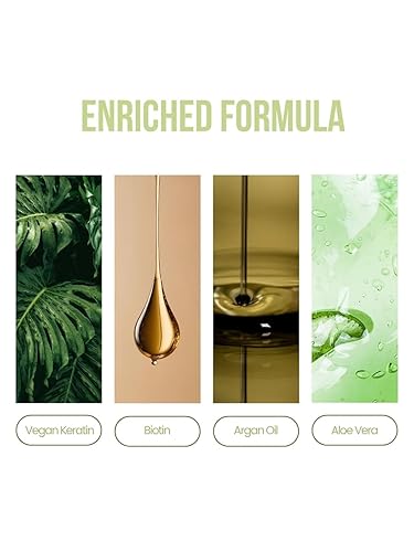 Miniatura 4 de RECAMIER PROFESSIONAL SALON IN Mascarilla intensiva de recarga capilar vegana de queratina y colágeno 17.6oz.