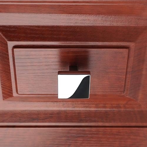 Miniatura 5 de Koofizo 1816 - tirador de barra cuadrada para dormitorio, baño, armario, escritorio, cajón, cómoda, cocina