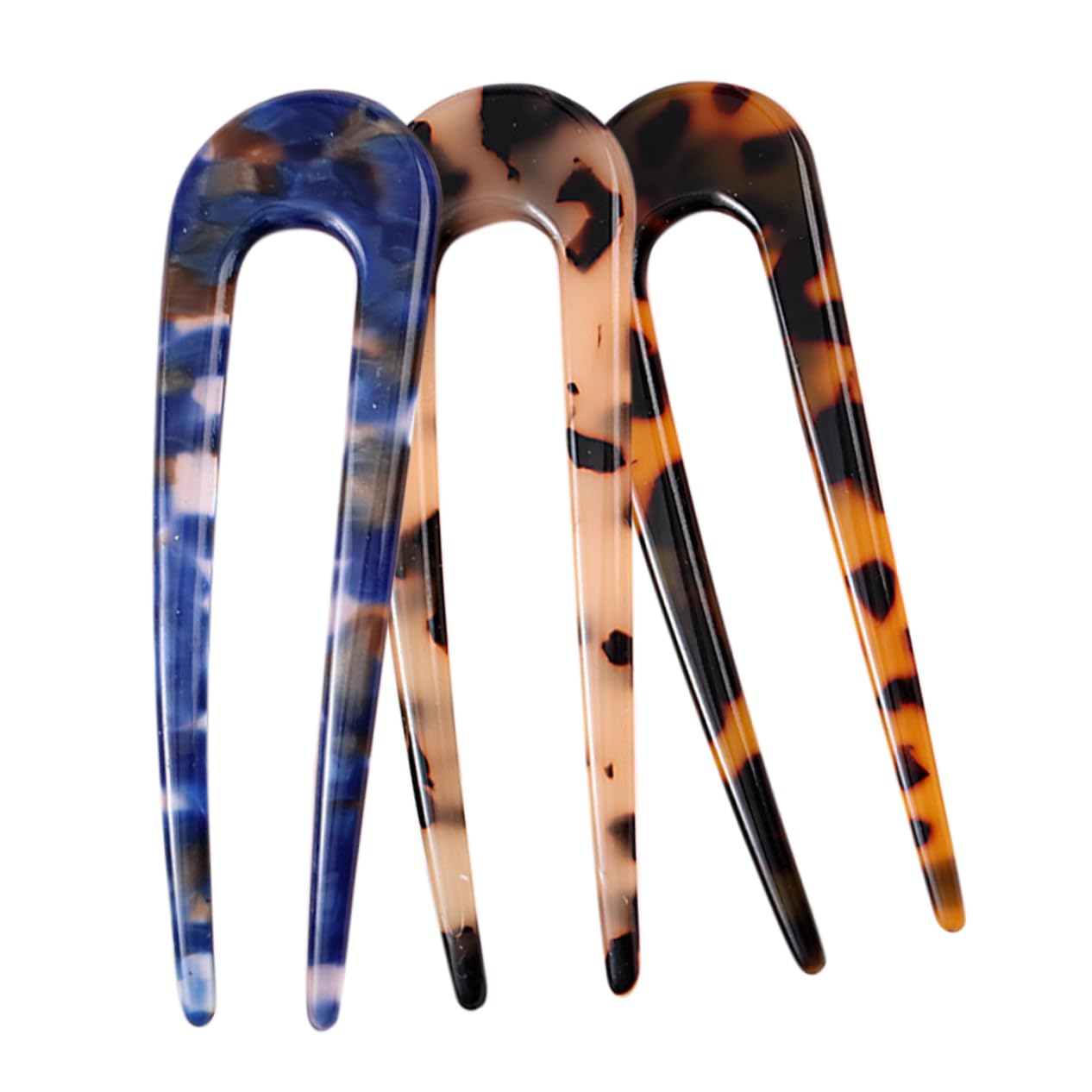 Healeved 12piezas Horquillas Acetato Para Moño Accesorios De Pelo Elegantes Para Mujeres Para Estilos De Cabello Para Ocasiones Diarias y Fiestas