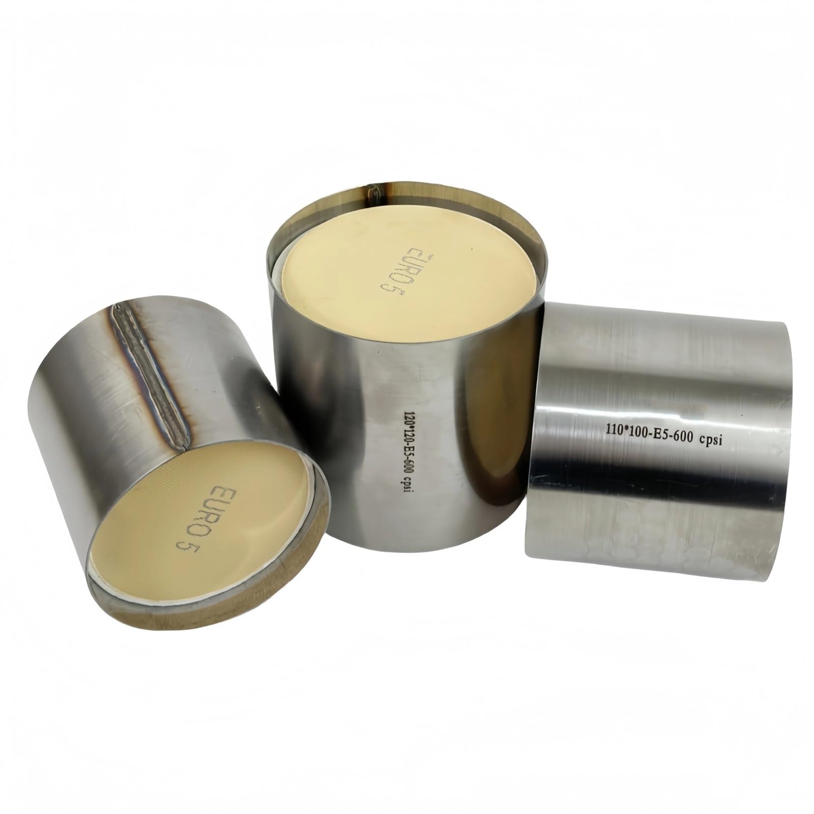 katalizatory spalin EURO 5 120 * 120mm 110 * 100mm 100 * 100mm Universal Catalytic Converter With 600 Cpsi Catalyst Non Expansion Pad V(100X100mm)