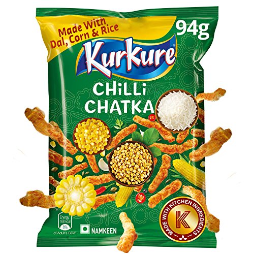 Kurkure Namkeen, Chilli Chatka Pouch, 90 g