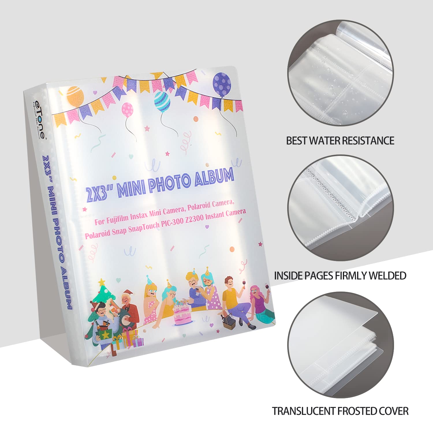 Hasselblad FUJIFILM Polaroid フィルムフォルダー Amazon.com: 320 Pockets 2x3” Mini Photo Album Picture