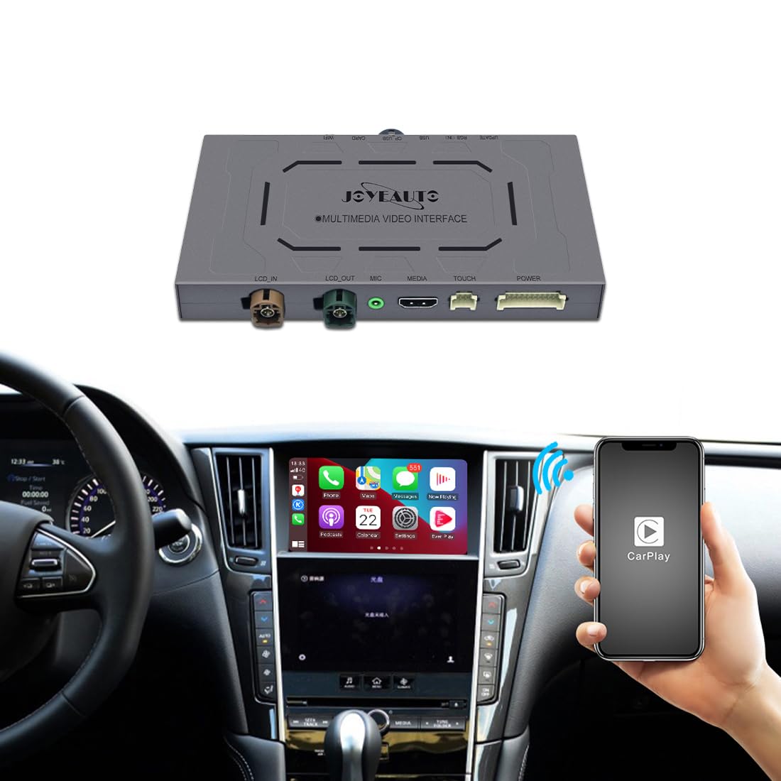 Y51 フーガ Carplay Android AutoキットInfiniti等 Infiniti Q70 Y51 (2010-2019) Android car radio Apple CarPlay