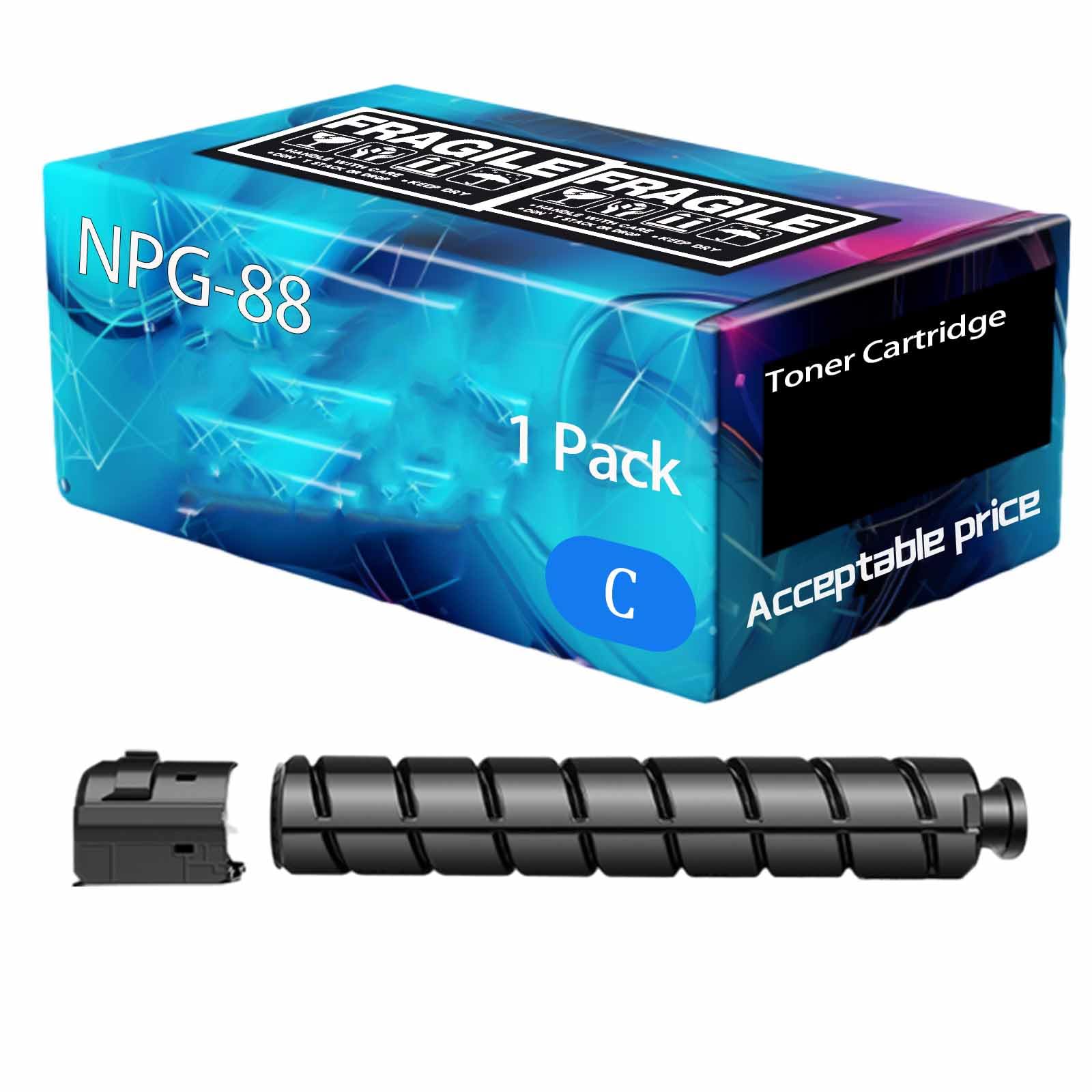 Amazon.com: NPG-88 Toner Cartridge Compatible for Canon 5753C003AA  
