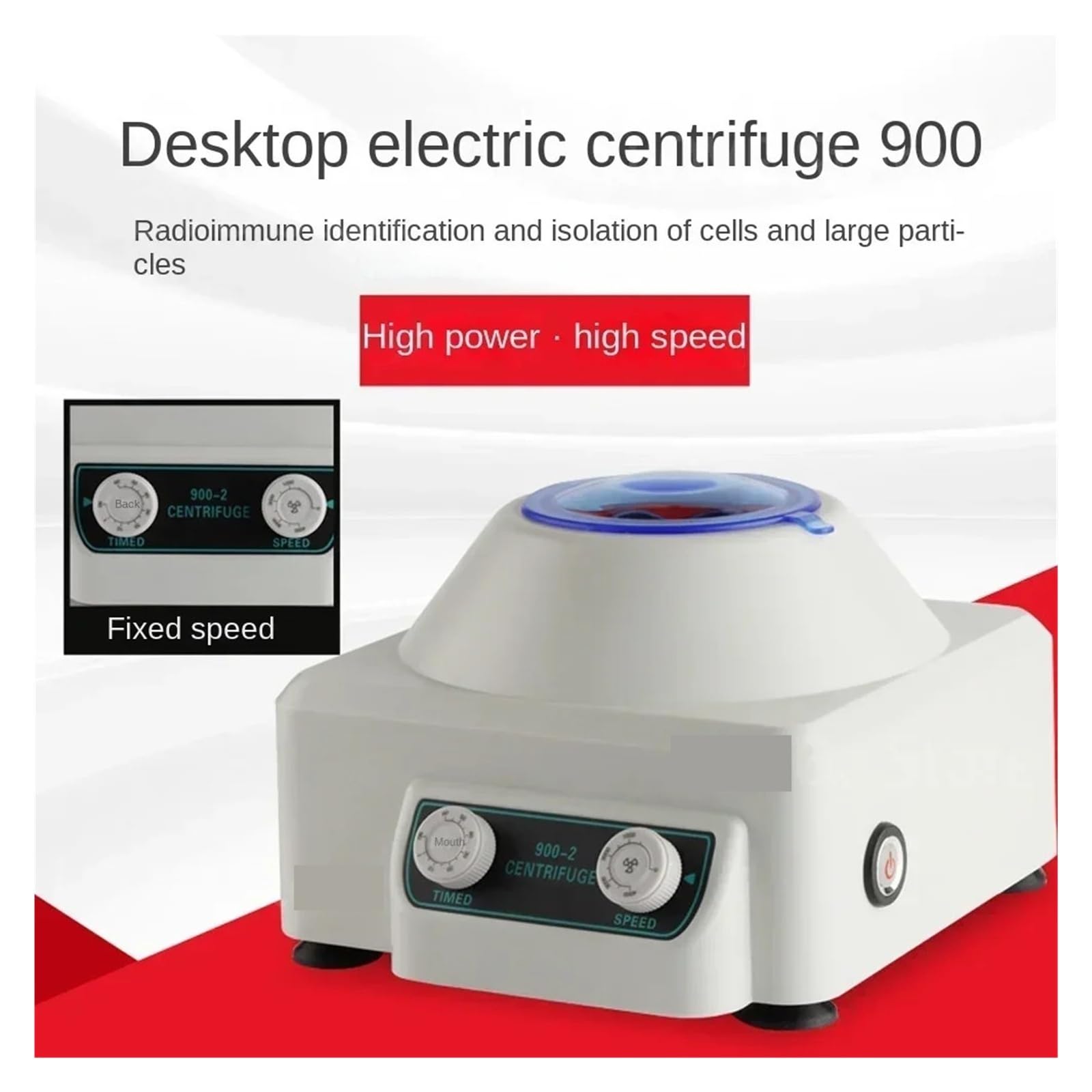 Centrífuga eléctrica de laboratorio 900-2, baja velocidad, 4000 rpm, 2086 x g, 6 x 20 ml, PRP/PRF, máquina centrífuga independiente Control de velocidad