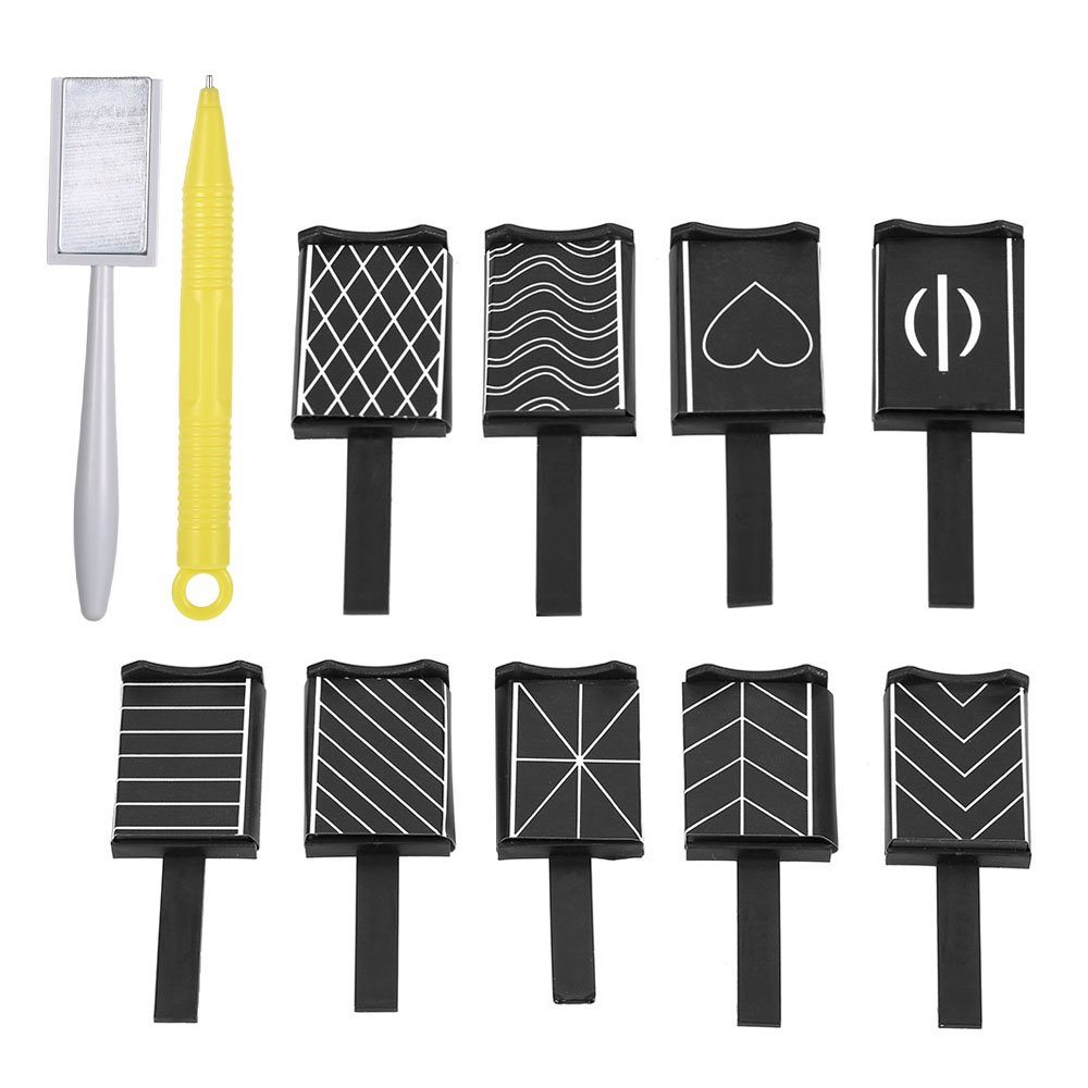 11 Pieces/Set 3D Magnet Stick Magnetic Cat Eye Pen Drawing Vertical Stick for Nail Gel Polish Magical Nail Tools-picture-35