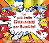 4 CD Le più belle Canzoni per Bambini - Canzoni Indimenticabili, Il coccodrillo Come Fa?, le Tagliatelle di Nonna Pina, La Canzone Dei Puffi,Canzoncine, Festa Compleanno, Cartoni Animati, Cartoon, Sigle