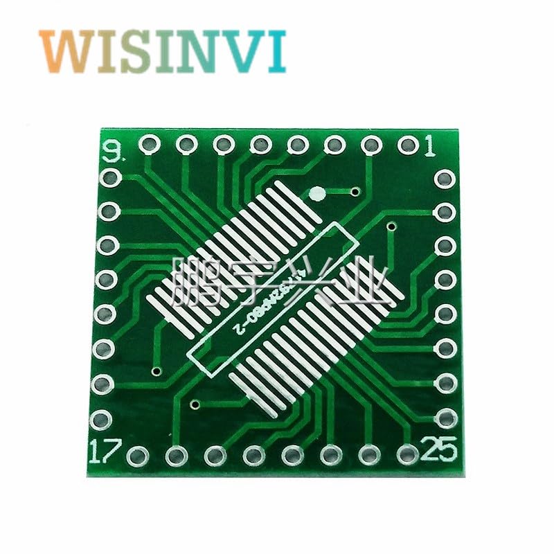 Wiring Connecting Terminals - 5 Pcs QFP32 to DIP SSOP32 to DIP32 0.8mm TQFP IQFP Adapter Plate - (Connector Type: Panel Connector)