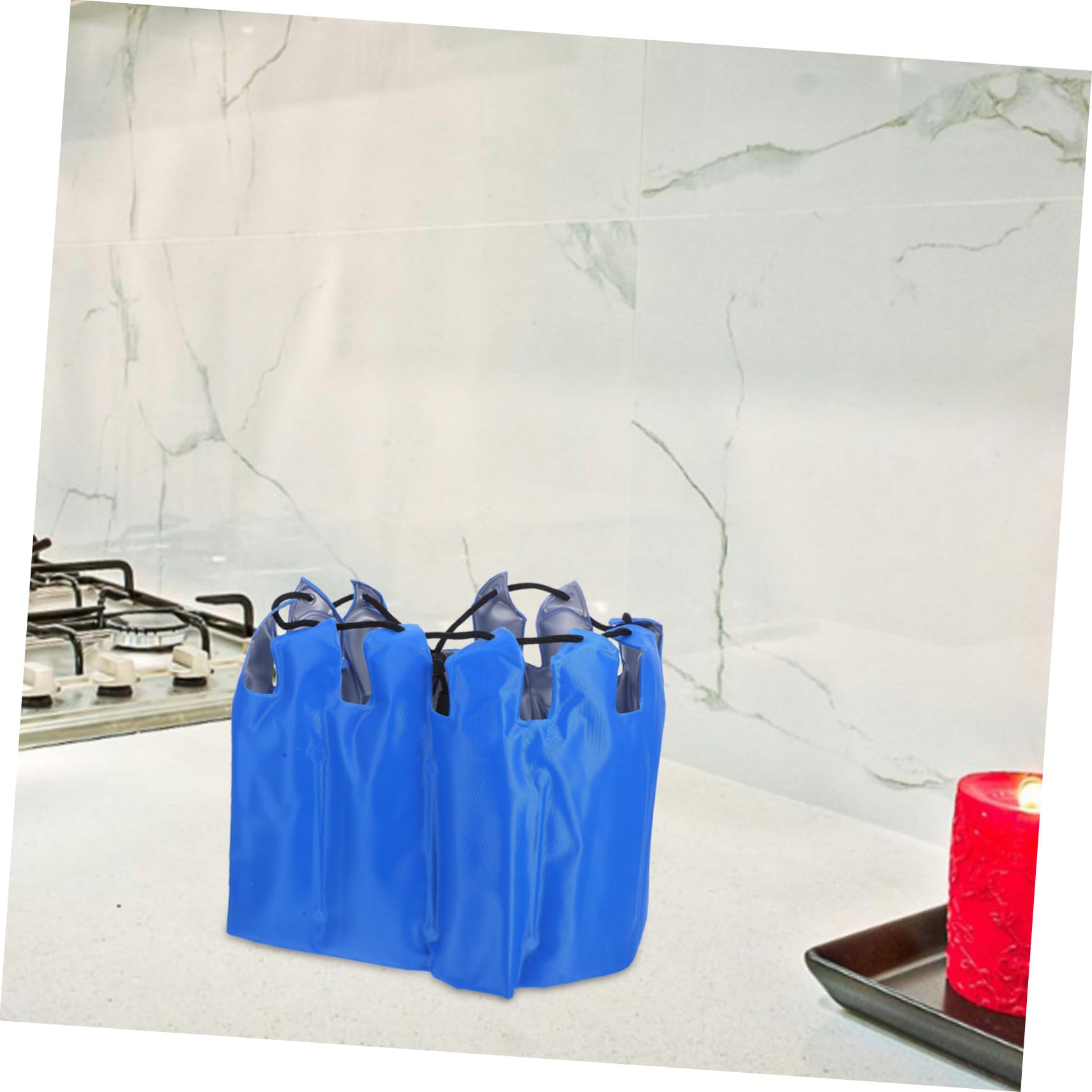 Paquet à Glaçons Réutilisables Bleus en Gel et Non-tissé pour Congélateur