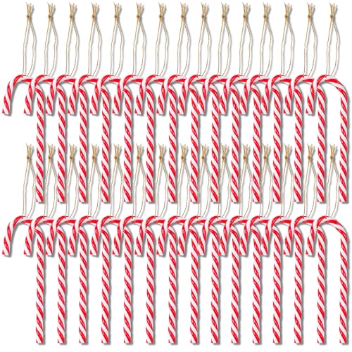 30 Stück Zuckerstangen für den Weihnachtsbaum,Weihnachten Anhänger...