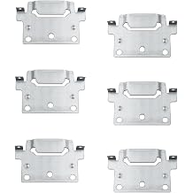 Bed Frame Support Brackets 6 Pack, Compatible with IKEA SKORVA 116791 Mounting Plate, Centre Middle Bar Brackets for HEMNES, BRIMNES & MALM Bed Frames, Mounting Plate Bed Fitting