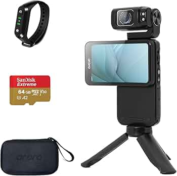 【動作ＯＫ】 Ordro M3 ハンディ型5Kビデオカメラ 手ぶれ補正機能付き Amazon | Ordro M3 Vlog カメラ ハンディ型 5K ビデオカメラ/手ぶれ