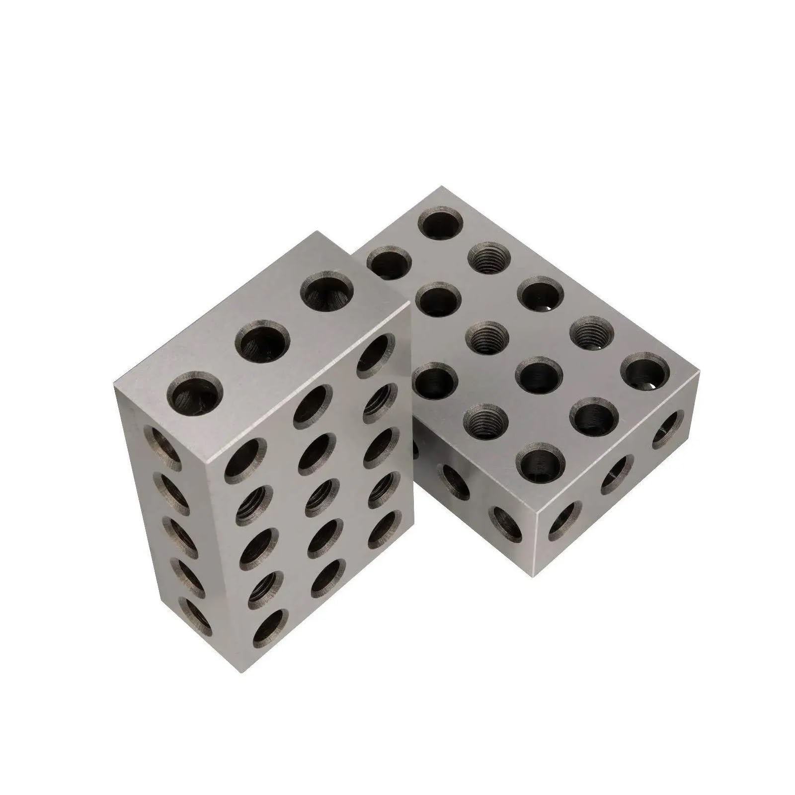 Suwmiarka Cyfrowa, 2 szt./zestaw 25-50-75 mm hartowane bloki stalowe 0,005" precyzyjnie dopasowane narzędzie do frezowania Machinist 123 23 otwory 1-2-3" wskaźnik bloku(1-2-3 inch)