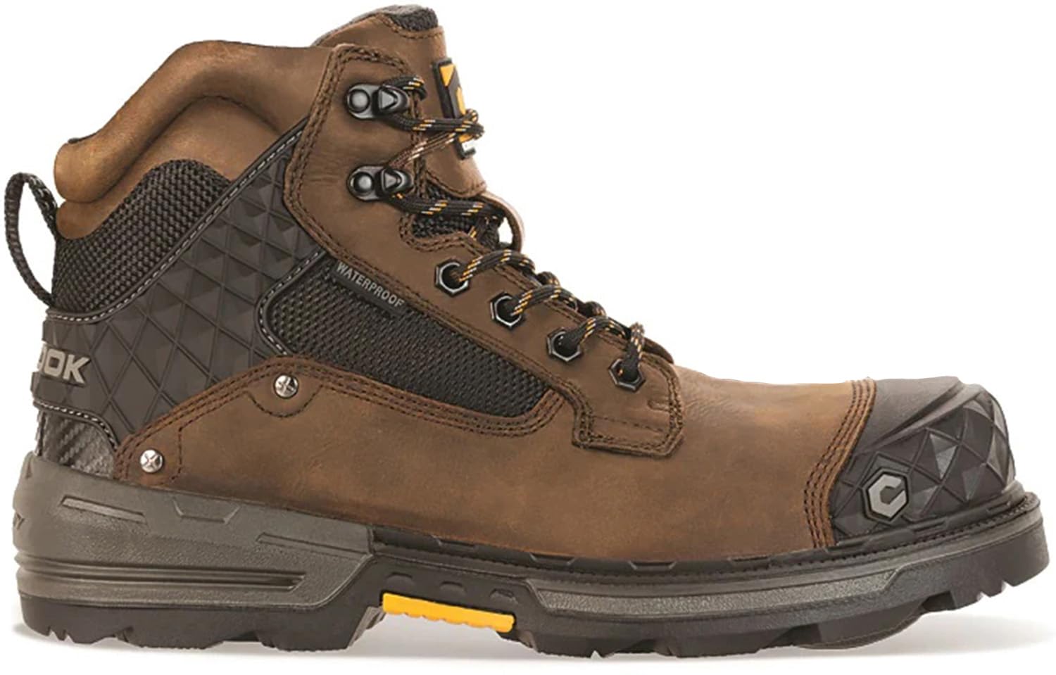 Chinook Pallet Jack, Men's, Brown, Comp Toe, EH, WP, 6 Inch, Work Boot (9.0 M)