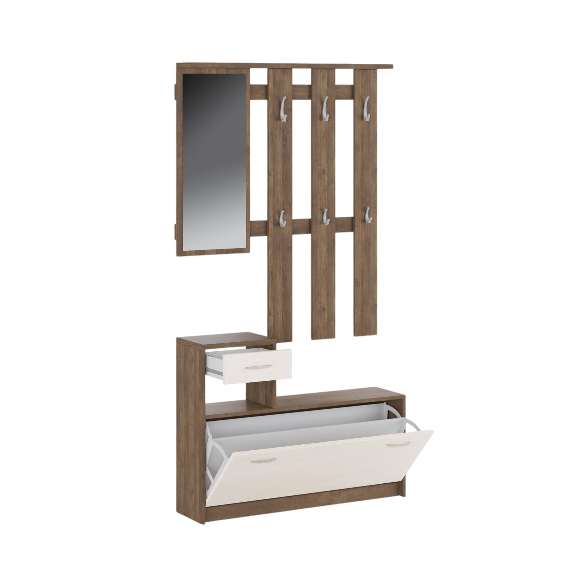 CALITAN FURNITURE FACTORY SP Z O.O. Mobile da Ingresso Ken Noce Eastwood E SPATOLATO