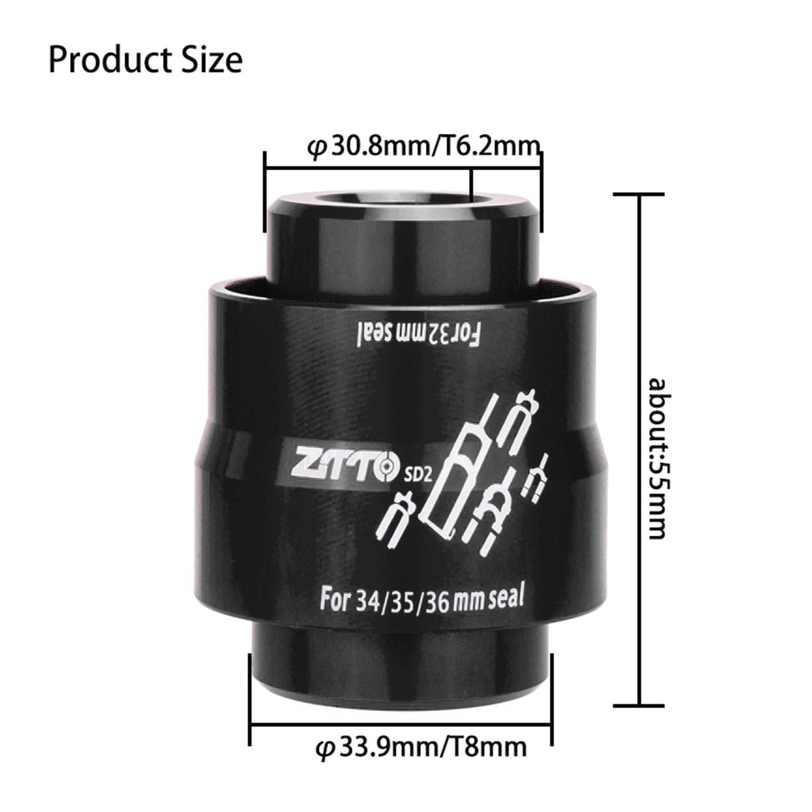 Joint de fourche de moto 41 mm, conception fendue, fourches inversées - AB Tools Joint de fourche de moto 41 mm, conception fendue, fourches inversées - AB Tools