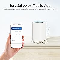 Vista 6 de WAVLINK AX3000 WiFi 6 Mesh System 2 Pack - Covers up to 5000 Sq.Ft., Speeds up to 3.0 Gbps, Replaces Wireless Router and WiFi Extender Signal