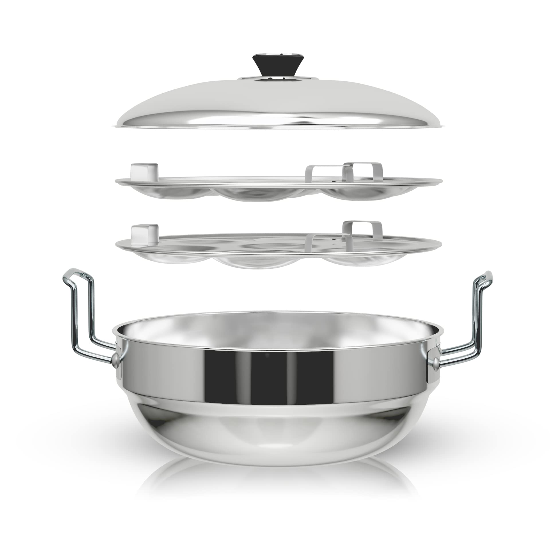 Buy QSEC Stainless steel idli cooker idli maker steamer multi purpose