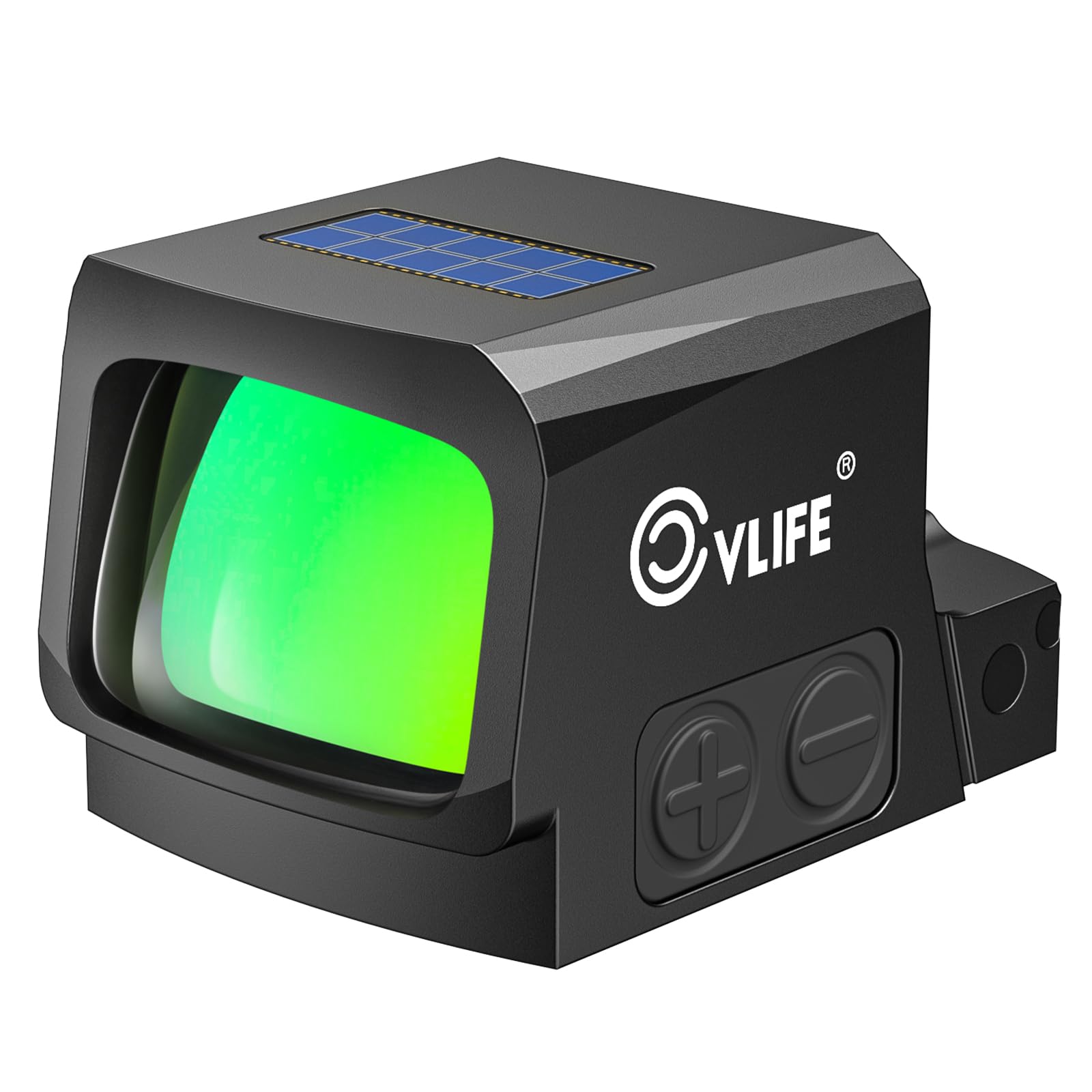 CVLIFE BearMight Enclosed Solar Multi Reticle Red/Green Dot Sight for RMSC