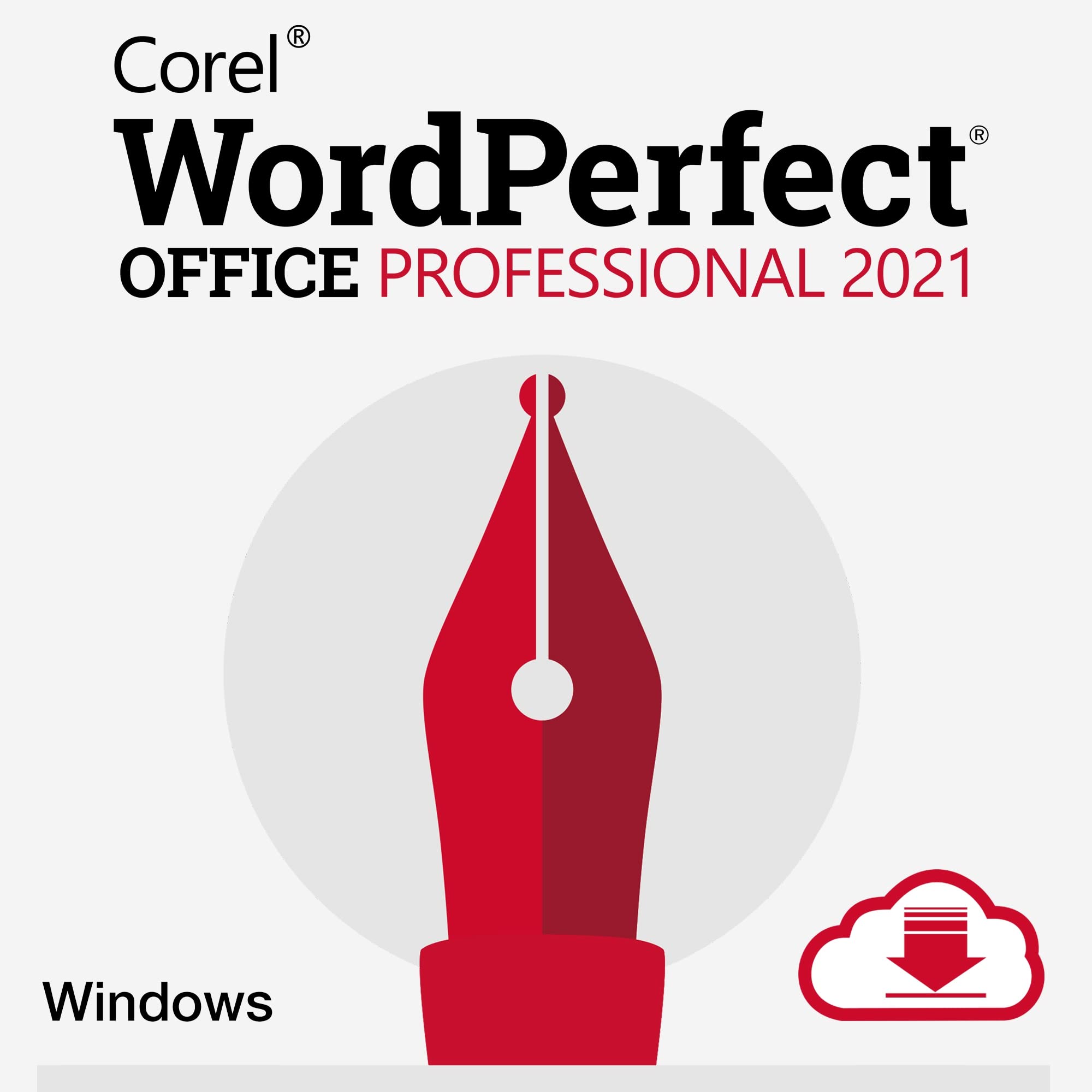 Corel WordPerfect Office Professional 2021 | Office Suite of Word Processor, Spreadsheets, Presentation &amp; Database Management Software [PC Download]