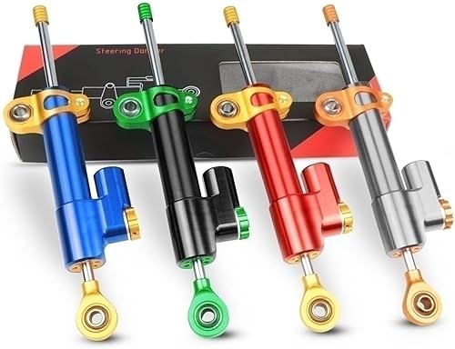 Miniatura 4 de Para Benelli TRK 502 502C 302S BJ250 BJ500 Leoncino 250 500 amortiguador estabilizador de dirección ajustable para motocicleta (color BK BK)