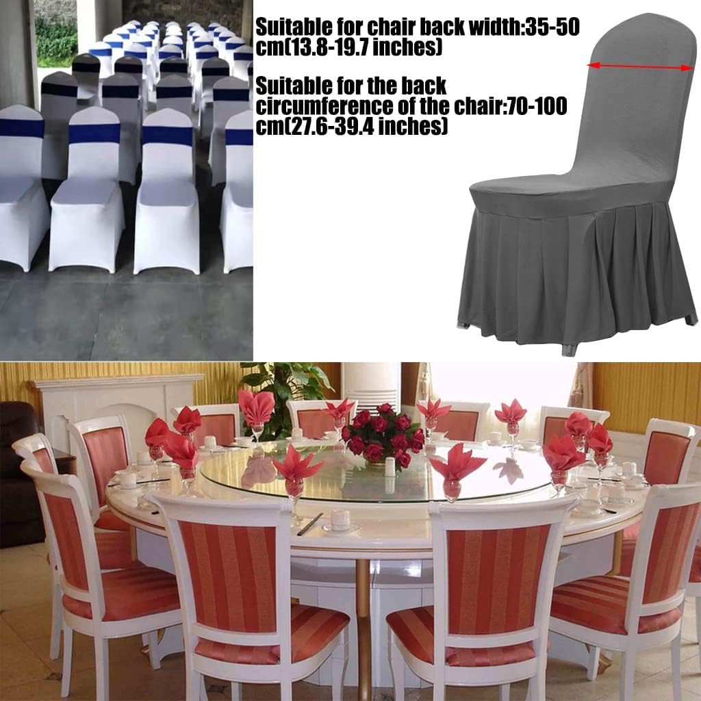 Chair Sashes for Party 10-50Pcs Elegant Art Simulation Roses Chair Ties Wedding Celebration Elastic Chair Back Decoration Easy to Install (Color : A Size :30) (G*20)