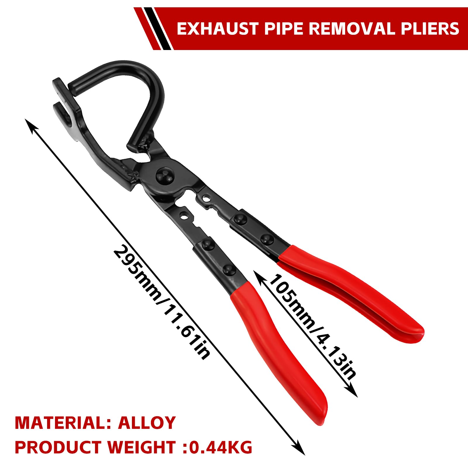 Pince De Retrait Pour Support D'échappement, 29.5cm Pince D'échappement, Pince à Caoutchouc D'échappement, Pince Pour Dépose De Pot D'échappement, Pince De Démontage Pour Suspension D'échappement