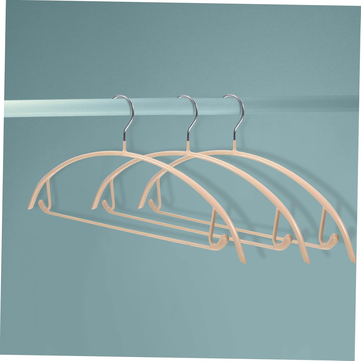 DECHOUS 10pcs Traceless Clothes Hanger Semicircle Design for Coats Sweaters and Jackets Heavy Duty Non- Hangers for Home Organization