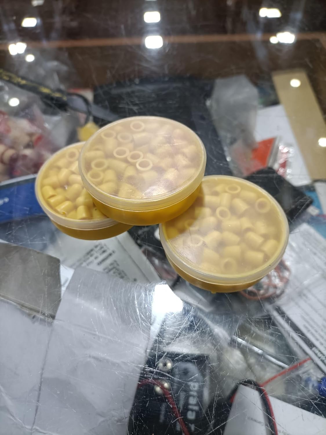 3 Scatoline Gommini Munizioni 7mm per Pistola Super Condor Fucile Universal 80 Super Commando
