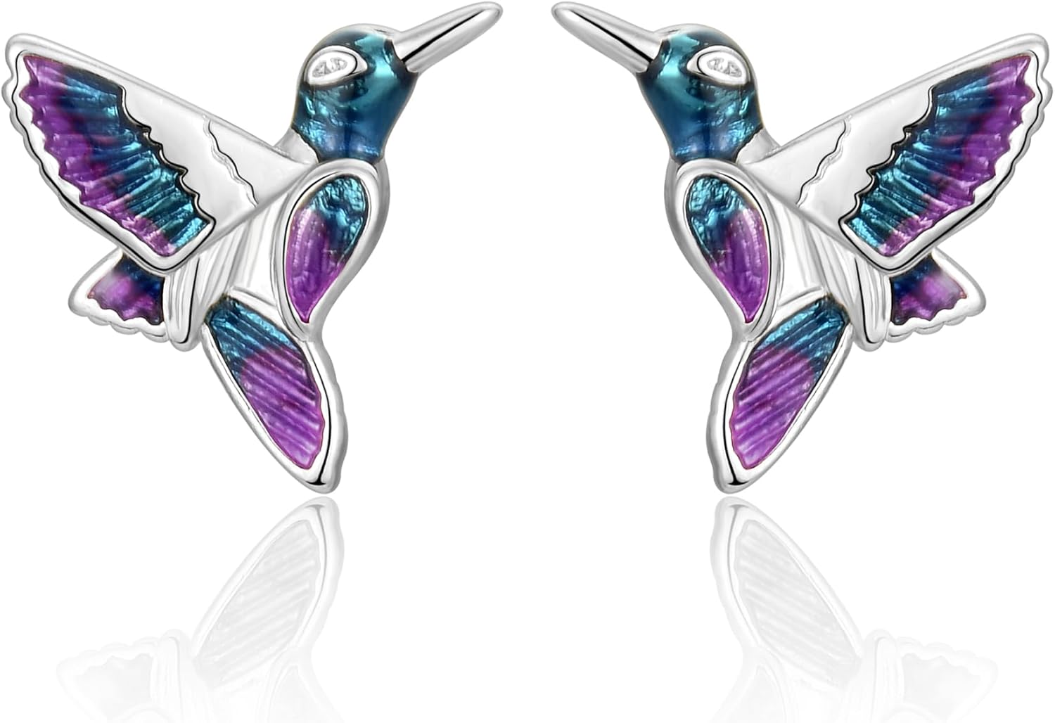 EPIRORA Hypoallergenic Stud Earrings for Women Girls, Cute Dinosaur/Hummingbird/Highland Cow Stud Earrings, Animal Ear Studs Statement Jewelry Gifts for Sensitive Ear