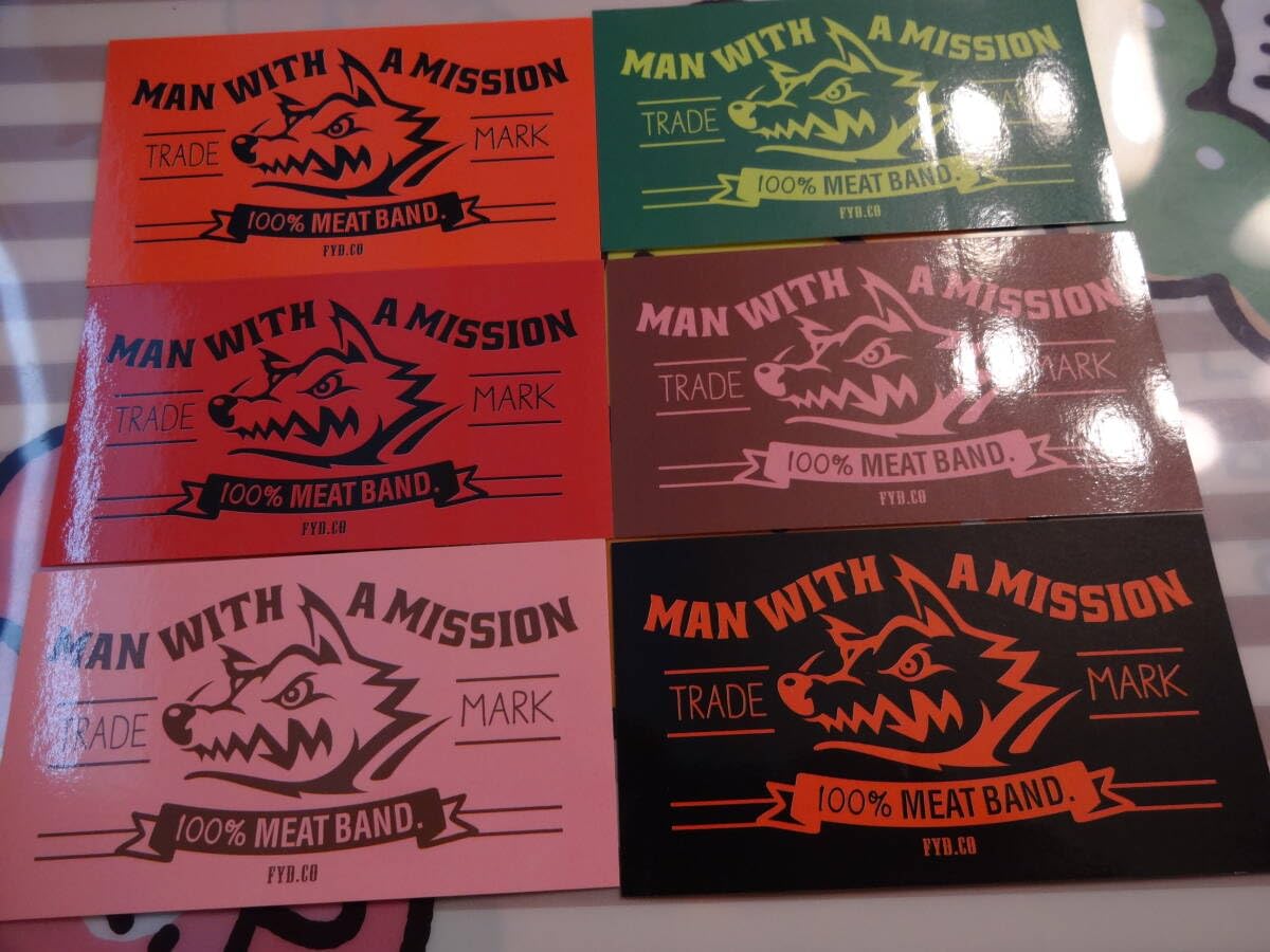 MWAM　ステッカーセット Amazon.co.jp: MAN WITH A MISSION (マンウィズアミッション